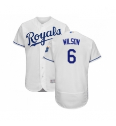 Mens Kansas City Royals 6 Willie Wilson White Flexbase Authentic Collection Baseball Jersey Mens Kansas City Royals 6 Willie Wilson White Flexbase Authentic Collection Baseball Jersey