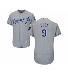 Mens Kansas City Royals 9 Lucas Duda Grey Road Flex Base Authentic Collection Baseball Jersey Mens Kansas City Royals 9 Lucas Duda Grey Road Flex Base Authentic Collection Baseball Jersey