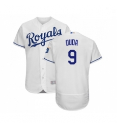 Mens Kansas City Royals 9 Lucas Duda White Flexbase Authentic Collection Baseball Jersey Mens Kansas City Royals 9 Lucas Duda White Flexbase Authentic Collection Baseball Jersey