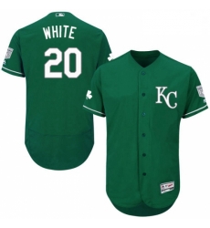 Mens Majestic Kansas City Royals 20 Frank White Green Celtic Flexbase Authentic Collection MLB Jersey Mens Majestic Kansas City Royals 20 Frank White Green Celtic Flexbase Authentic Collection MLB Jersey