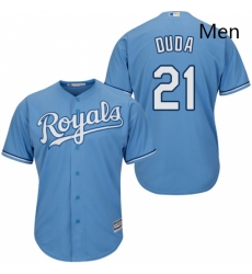 Mens Majestic Kansas City Royals 21 Lucas Duda Replica Light Blue Alternate 1 Cool Base MLB Jersey Mens Majestic Kansas City Royals 21 Lucas Duda Replica Light Blue Alternate 1 Cool Base MLB Jersey