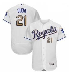 Mens Majestic Kansas City Royals 21 Lucas Duda White Flexbase Authentic Collection MLB Jersey Mens Majestic Kansas City Royals 21 Lucas Duda White Flexbase Authentic Collection MLB Jersey