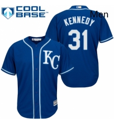 Mens Majestic Kansas City Royals 31 Ian Kennedy Replica Blue Alternate 2 Cool Base MLB Jersey Mens Majestic Kansas City Royals 31 Ian Kennedy Replica Blue Alternate 2 Cool Base MLB Jersey