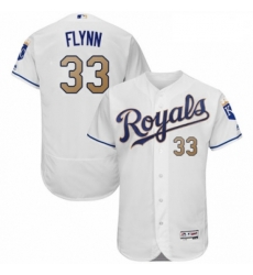 Mens Majestic Kansas City Royals 33 Brian Flynn White Flexbase Authentic Collection MLB Jersey Mens Majestic Kansas City Royals 33 Brian Flynn White Flexbase Authentic Collection MLB Jersey