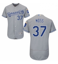 Mens Majestic Kansas City Royals 37 Brandon Moss Grey Flexbase Authentic Collection MLB Jersey Mens Majestic Kansas City Royals 37 Brandon Moss Grey Flexbase Authentic Collection MLB Jersey