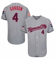 Mens Majestic Kansas City Royals 4 Alex Gordon Authentic Grey Fashion Stars Stripes Flex Base MLB Jersey Mens Majestic Kansas City Royals 4 Alex Gordon Authentic Grey Fashion Stars Stripes Flex Base MLB Jersey