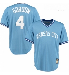 Mens Majestic Kansas City Royals 4 Alex Gordon Authentic Light Blue Cooperstown MLB Jersey Mens Majestic Kansas City Royals 4 Alex Gordon Authentic Light Blue Cooperstown MLB Jersey