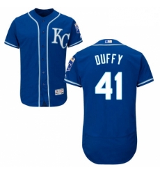 Mens Majestic Kansas City Royals 41 Danny Duffy Blue Flexbase Authentic Collection MLB Jersey Mens Majestic Kansas City Royals 41 Danny Duffy Blue Flexbase Authentic Collection MLB Jersey