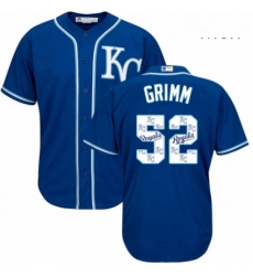 Mens Majestic Kansas City Royals 52 Justin Grimm Blue Authentic Blue Team Logo Fashion Cool Base MLB Jersey Mens Majestic Kansas City Royals 52 Justin Grimm Blue Authentic Blue Team Logo Fashion Cool Base MLB Jersey