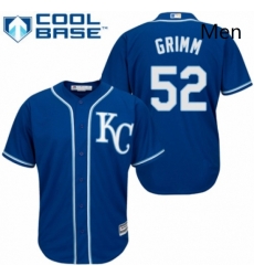 Mens Majestic Kansas City Royals 52 Justin Grimm Replica Blue Alternate 2 Cool Base MLB Jersey Mens Majestic Kansas City Royals 52 Justin Grimm Replica Blue Alternate 2 Cool Base MLB Jersey