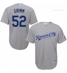 Mens Majestic Kansas City Royals 52 Justin Grimm Replica Grey Road Cool Base MLB Jersey Mens Majestic Kansas City Royals 52 Justin Grimm Replica Grey Road Cool Base MLB Jersey