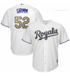 Mens Majestic Kansas City Royals 52 Justin Grimm Replica White Home Cool Base MLB Jersey Mens Majestic Kansas City Royals 52 Justin Grimm Replica White Home Cool Base MLB Jersey