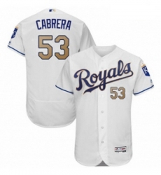 Mens Majestic Kansas City Royals 53 Melky Cabrera White Flexbase Authentic Collection MLB Jersey Mens Majestic Kansas City Royals 53 Melky Cabrera White Flexbase Authentic Collection MLB Jersey