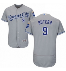 Mens Majestic Kansas City Royals 9 Drew Butera Grey Road Flex Base Authentic Collection MLB Jersey Mens Majestic Kansas City Royals 9 Drew Butera Grey Road Flex Base Authentic Collection MLB Jersey
