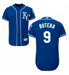 Mens Majestic Kansas City Royals 9 Drew Butera Royal Blue Alternate Flex Base Authentic Collection MLB Jersey Mens Majestic Kansas City Royals 9 Drew Butera Royal Blue Alternate Flex Base Authentic Collection MLB Jersey