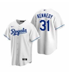 Mens Nike Kansas City Royals 31 Ian Kennedy White Home Stitched Baseball Jerse Mens Nike Kansas City Royals 31 Ian Kennedy White Home Stitched Baseball Jerse