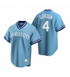 Mens Nike Kansas City Royals 4 Alex Gordon Light Blue Cooperstown Collection Road Stitched Baseball Jerse Mens Nike Kansas City Royals 4 Alex Gordon Light Blue Cooperstown Collection Road Stitched Baseball Jerse