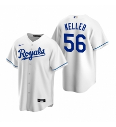 Mens Nike Kansas City Royals 56 Brad Keller White Home Stitched Baseball Jersey Mens Nike Kansas City Royals 56 Brad Keller White Home Stitched Baseball Jersey