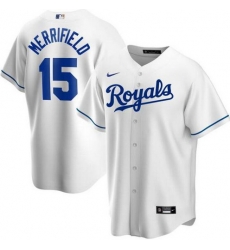 Royals 15 Whit Merrifield White 2020 Nike Cool Base Jersey Royals 15 Whit Merrifield White 2020 Nike Cool Base Jersey