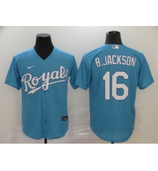 Royals 16 Bo Jackson Blue 2020 Nike Cool Base Jersey Royals 16 Bo Jackson Blue 2020 Nike Cool Base Jersey