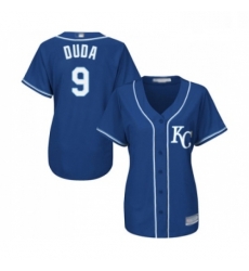Womens Kansas City Royals 9 Lucas Duda Replica Blue Alternate 2 Cool Base Baseball Jersey Womens Kansas City Royals 9 Lucas Duda Replica Blue Alternate 2 Cool Base Baseball Jersey