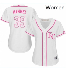 Womens Majestic Kansas City Royals 39 Jason Hammel Authentic White Fashion Cool Base MLB Jersey Womens Majestic Kansas City Royals 39 Jason Hammel Authentic White Fashion Cool Base MLB Jersey