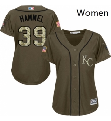 Womens Majestic Kansas City Royals 39 Jason Hammel Replica Green Salute to Service MLB Jersey Womens Majestic Kansas City Royals 39 Jason Hammel Replica Green Salute to Service MLB Jersey