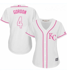 Womens Majestic Kansas City Royals 4 Alex Gordon Authentic White Fashion Cool Base MLB Jersey Womens Majestic Kansas City Royals 4 Alex Gordon Authentic White Fashion Cool Base MLB Jersey