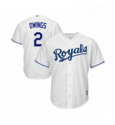 Youth Kansas City Royals 2 Chris Owings Replica White Home Cool Base Baseball Jersey Youth Kansas City Royals 2 Chris Owings Replica White Home Cool Base Baseball Jersey