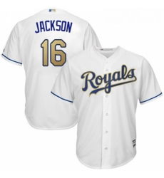 Youth Majestic Kansas City Royals 16 Bo Jackson Authentic White Home Cool Base MLB Jersey Youth Majestic Kansas City Royals 16 Bo Jackson Authentic White Home Cool Base MLB Jersey