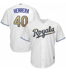 Youth Majestic Kansas City Royals 40 Kelvin Herrera Authentic White Home Cool Base MLB Jersey Youth Majestic Kansas City Royals 40 Kelvin Herrera Authentic White Home Cool Base MLB Jersey