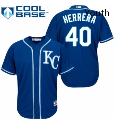 Youth Majestic Kansas City Royals 40 Kelvin Herrera Replica Blue Alternate 2 Cool Base MLB Jersey Youth Majestic Kansas City Royals 40 Kelvin Herrera Replica Blue Alternate 2 Cool Base MLB Jersey