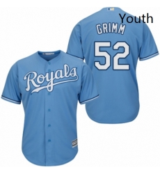Youth Majestic Kansas City Royals 52 Justin Grimm Replica Light Blue Alternate 1 Cool Base MLB Jersey Youth Majestic Kansas City Royals 52 Justin Grimm Replica Light Blue Alternate 1 Cool Base MLB Jersey