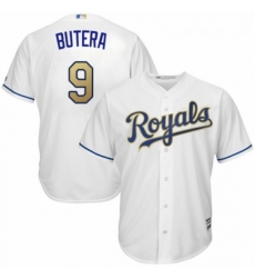 Youth Majestic Kansas City Royals 9 Drew Butera Authentic White Home Cool Base MLB Jersey Youth Majestic Kansas City Royals 9 Drew Butera Authentic White Home Cool Base MLB Jersey