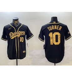 Dodgers 10 Justin Turner Black Cool Base Stitched MLB Jersey Dodgers 10 Justin Turner Black Cool Base Stitched MLB Jersey