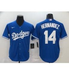Dodgers 14 Enrique Hernandez Royal 2020 Nike Cool Base Jersey Dodgers 14 Enrique Hernandez Royal 2020 Nike Cool Base Jersey