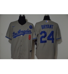 Dodgers 24 Kobe Bryant Gray 2020 Nike KB Cool Base Jerseys Dodgers 24 Kobe Bryant Gray 2020 Nike KB Cool Base Jerseys