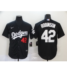 Dodgers 42 Jackie Robinson Black 2020 Nike Cool Base Jersey Dodgers 42 Jackie Robinson Black 2020 Nike Cool Base Jersey