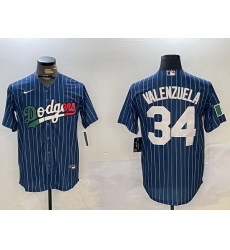 Los Angeles Dodgers 34 Fernando Valenzuela blue Authentic Collection Stitched MLB Jersey 1 Los Angeles Dodgers 34 Fernando Valenzuela blue Authentic Collection Stitched MLB Jersey 1