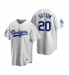 Men Brooklyn Los Angeles Dodgers 20 Don Sutton White 2020 World Series Champions Cooperstown Collection Jersey Men Brooklyn Los Angeles Dodgers 20 Don Sutton White 2020 World Series Champions Cooperstown Collection Jersey