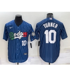 Men Los Angeles Dodgers 10 Justin Turner Navy Mexico Cool Base Stitched Baseball Jersey Men Los Angeles Dodgers 10 Justin Turner Navy Mexico Cool Base Stitched Baseball Jersey