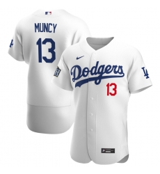 Men Los Angeles Dodgers 13 Max Muncy Men Nike White Home 2020 World Series Bound Flex Base Player MLB Jersey Men Los Angeles Dodgers 13 Max Muncy Men Nike White Home 2020 World Series Bound Flex Base Player MLB Jersey