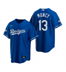 Men Los Angeles Dodgers 13 Max Muncy Royal 2020 World Series Champions Replica Jersey Men Los Angeles Dodgers 13 Max Muncy Royal 2020 World Series Champions Replica Jersey