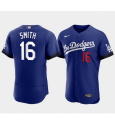 Men Los Angeles Dodgers 16 Will Smith 2021 Royal City Connect Flex Base Stitched Baseball Jersey Men Los Angeles Dodgers 16 Will Smith 2021 Royal City Connect Flex Base Stitched Baseball Jersey