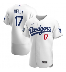 Men Los Angeles Dodgers 17 Joe Kelly Men Nike White Home 2020 World Series Bound Flex Base Player MLB Jersey Men Los Angeles Dodgers 17 Joe Kelly Men Nike White Home 2020 World Series Bound Flex Base Player MLB Jersey