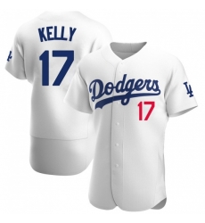 Men Los Angeles Dodgers 17 Joe Kelly White Flex Base Stitched Jersey Men Los Angeles Dodgers 17 Joe Kelly White Flex Base Stitched Jersey