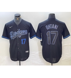 Men Los Angeles Dodgers 17 Shohei Ohtani Black Cool Base Stitched Baseball Jersey 3 Men Los Angeles Dodgers 17 Shohei Ohtani Black Cool Base Stitched Baseball Jersey 3