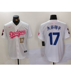 Men Los Angeles Dodgers 17 Shohei Ohtani White Pink Vin 26 Kobe Patch Stitched Baseball Jersey 9 Men Los Angeles Dodgers 17 Shohei Ohtani White Pink Vin 26 Kobe Patch Stitched Baseball Jersey 9