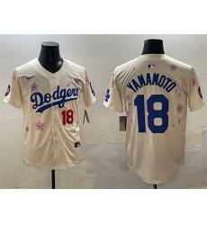 Men Los Angeles Dodgers 18 Yoshinobu Yamamoto Cream 2025 Tokyo Series Limited Stitched Baseball Jersey Men Los Angeles Dodgers 18 Yoshinobu Yamamoto Cream 2025 Tokyo Series Limited Stitched Baseball Jersey