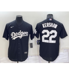 Men Los Angeles Dodgers 22 Clayton Kershaw Black Cool Base Stitched Baseball Jerseyy Men Los Angeles Dodgers 22 Clayton Kershaw Black Cool Base Stitched Baseball Jerseyy
